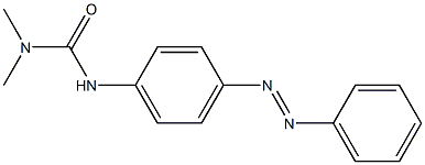 N,N-Dimethyl-N'-[p-(phenylazo)phenyl]urea Struktur