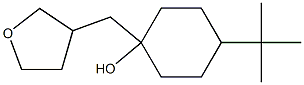 4-(tert-Butyl)-1-[(tetrahydrofuran)-3-ylmethyl]cyclohexan-1-ol Struktur