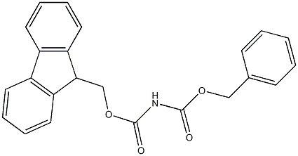 N-[(9H-Fluoren-9-ylmethyl)oxycarbonyl]carbamic acid benzyl ester Struktur