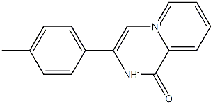 [3-(p-Tolyl)-1,2-dihydro-1-oxopyrido[1,2-a]pyrazin-5-ium]-2-ide Struktur