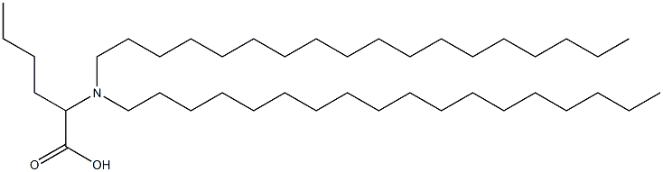 2-(Dioctadecylamino)hexanoic acid Struktur