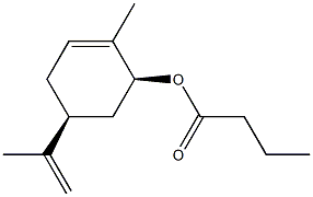 cis-L-Carvyl butyrate Struktur