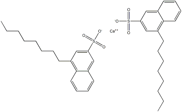 Bis(4-octyl-2-naphthalenesulfonic acid)calcium salt Struktur