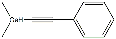 Dimethyl(phenylethynyl)germane Struktur