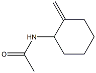 2-Methylene-N-acetylcyclohexan-1-amine Struktur