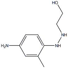 2-[2-(4-Amino-2-methylphenyl)hydrazino]ethanol Struktur