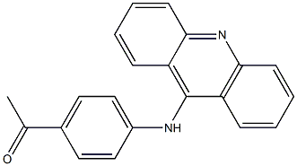 N-(4-Acetylphenyl)-9-acridinamine Struktur