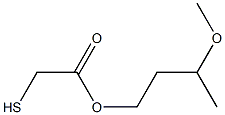 Mercaptoacetic acid 3-methoxybutyl ester Struktur