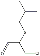 3-Chloro-2-(isobutylthio)propionaldehyde Struktur