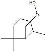 2,6,6-Trimethylbicyclo[3.1.1]heptan-7-yl hydroperoxide Struktur