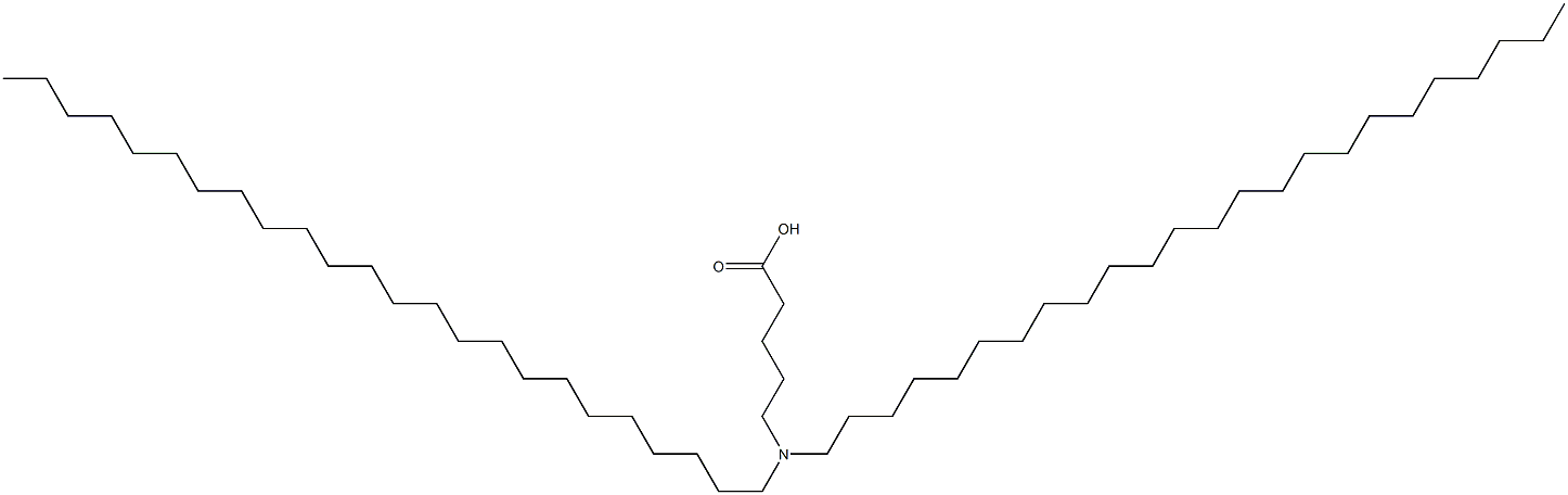 5-(Ditetracosylamino)valeric acid Struktur