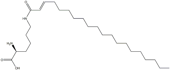 N6-(2-Icosenoyl)lysine Struktur