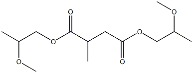 Methylsuccinic acid bis(2-methoxypropyl) ester Struktur