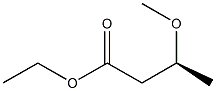 [S,(+)]-3-Methoxybutyric acid ethyl ester Struktur