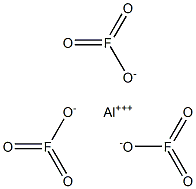 Trifluoric acid aluminum salt Struktur