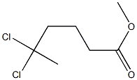 5,5-Dichlorocaproic acid methyl ester Struktur