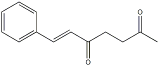 (E)-1-Phenyl-1-heptene-3,6-dione Struktur