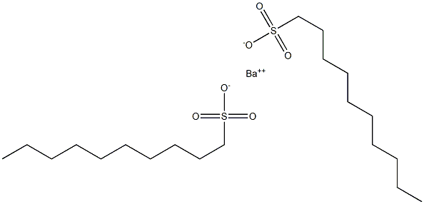 Bis(decane-1-sulfonic acid)barium salt Struktur