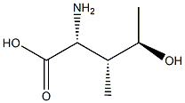 (2R,3R,4R)-2-Amino-4-hydroxy-3-methylpentanoic acid Struktur