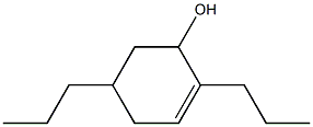 2,5-Dipropyl-2-cyclohexen-1-ol Struktur