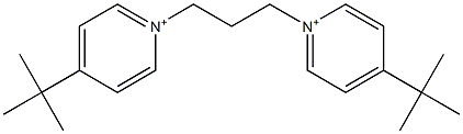 1,1'-(Trimethylene)bis(4-tert-butylpyridinium) Struktur