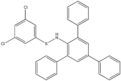 2,4,6-Triphenyl-N-[(3,5-dichlorophenyl)thio]benzenamine Struktur