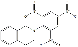 2-(2,4,6-Trinitrophenyl)-1,2,3,4-tetrahydroisoquinoline Struktur