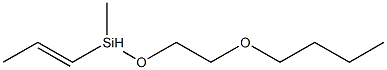 (2-Butoxyethoxy)(methyl)(1-propenyl)silane Struktur