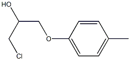 1-Chloro-3-(p-methylphenoxy)-2-propanol Struktur