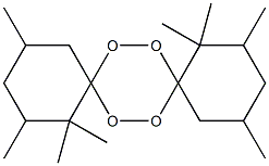 1,1,2,4,10,10,11,13-Octamethyl-7,8,15,16-tetraoxadispiro[5.2.5.2]hexadecane Struktur