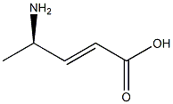 [R,(+)]-4-Amino-2-pentenoic acid Struktur