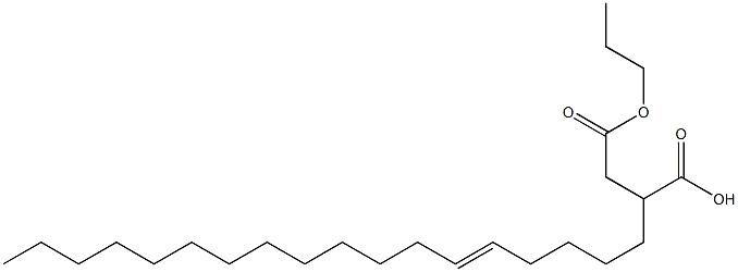 2-(5-Octadecenyl)succinic acid 1-hydrogen 4-propyl ester Struktur