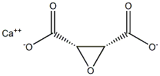 (2S,3R)-2,3-Oxiranedicarboxylic acid calcium salt Struktur