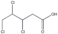 3,4,5-Trichlorovaleric acid Struktur