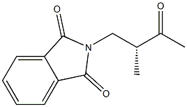 (+)-N-[(R)-2-Methyl-3-oxobutyl]phthalimide Struktur