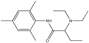 2-(Diethylamino)-N-(2,4,6-trimethylphenyl)butyramide Struktur