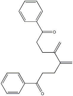 4,5-Dimethylene-1,8-diphenyloctane-1,8-dione Struktur