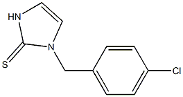 1-(4-Chlorobenzyl)-4-imidazoline-2-thione Struktur