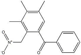 3,4,5-Trimethyl-2-(nitromethyl)benzophenone Struktur