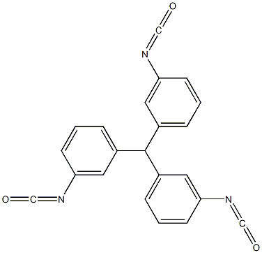 Tris(3-isocyanatophenyl)methane Struktur