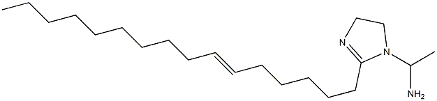 1-(1-Aminoethyl)-2-(6-hexadecenyl)-2-imidazoline Struktur