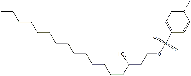 (+)-p-Toluenesulfonic acid (S)-3-hydroxyheptadecyl ester Struktur