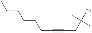 2-Methyl-4-undecyn-2-ol Struktur
