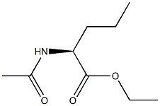 (2S)-2-(Acetylamino)-4-methylbutyric acid ethyl ester Struktur