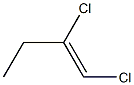 1,2-Dichloro-1-butene Struktur