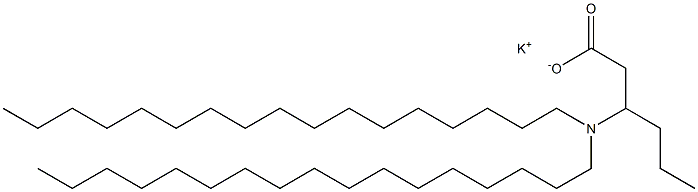 3-(Diheptadecylamino)hexanoic acid potassium salt Struktur