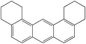 1,2,3,4,10,11,12,13-Octahydrodibenz[a,j]anthracene Struktur