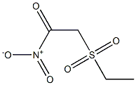 [[(Nitrocarbonyl)methyl]sulfonyl]ethane Struktur