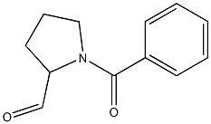 1-Benzoylpyrrolidine-2-carbaldehyde Struktur