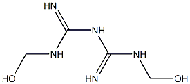 1,5-Bis(hydroxymethyl)biguanide Struktur